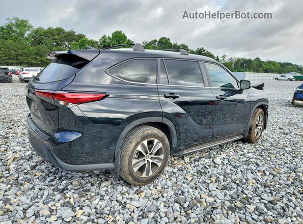5TDKDRAH5PS522880 2023 TOYOTA HIGHLANDER Black Tył prawy