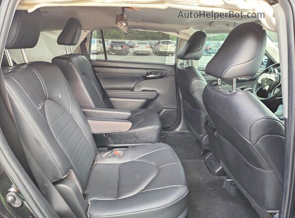 5TDKDRAH5PS522880 2023 TOYOTA HIGHLANDER Black Widok tylnych siedzeń