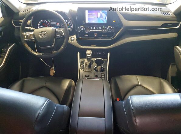 5TDKDRAH6PS035705 2023 TOYOTA HIGHLANDER White Առջևի վահանակի տեսք