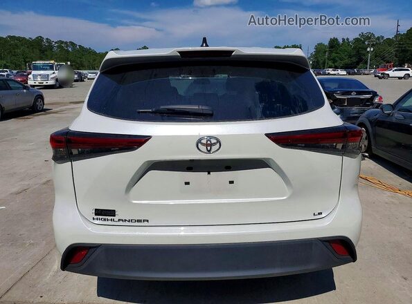 5TDKDRAH6PS504629 2023 TOYOTA HIGHLANDER White Widok z tyłu