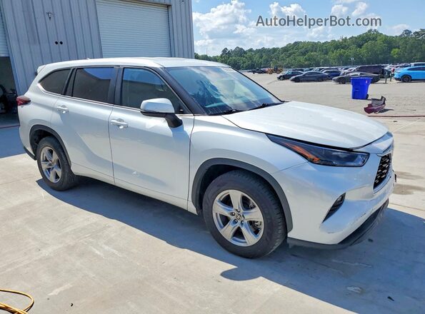 5TDKDRAH6PS504629 2023 TOYOTA HIGHLANDER White Przód prawy