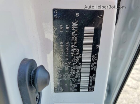 5TDKDRAH6PS504629 2023 TOYOTA HIGHLANDER White Widok wnętrza 360 stopni