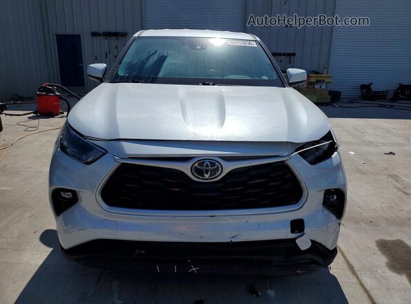 5TDKDRAH6PS504629 2023 TOYOTA HIGHLANDER White Widok z przodu