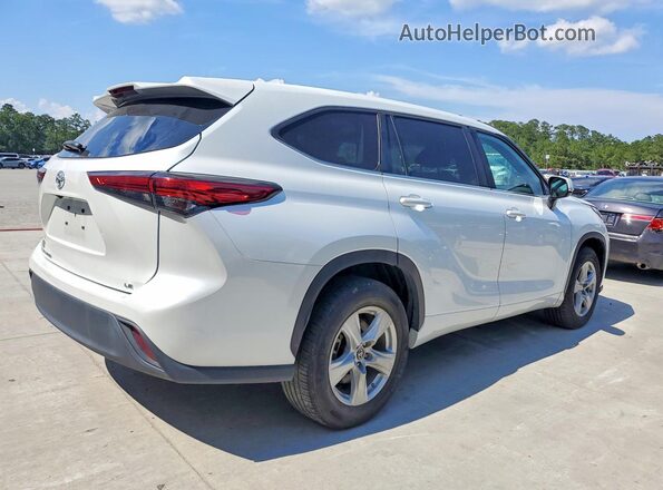 5TDKDRAH6PS504629 2023 TOYOTA HIGHLANDER White Tył prawy