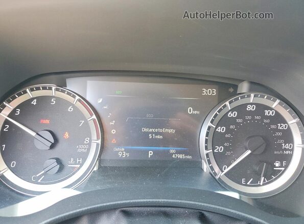 5TDKDRAH6PS504629 2023 TOYOTA HIGHLANDER White Widok zestawu wskaźników