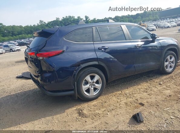 5TDKDRAH6PS526775 2023 TOYOTA HIGHLANDER Blue Tył prawy