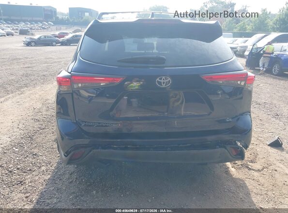 5TDKDRAH6PS526775 2023 TOYOTA HIGHLANDER Blue Widok z przodu