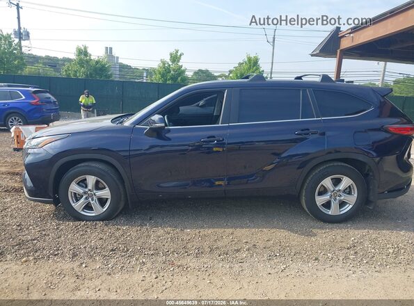 5TDKDRAH6PS526775 2023 TOYOTA HIGHLANDER Blue Widok wnętrza 360 stopni