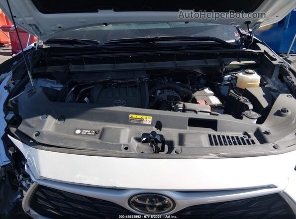 5TDKDRAH6SS555654 2025 TOYOTA HIGHLANDER White უკანა ხედი