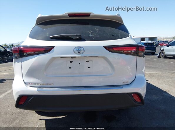 5TDKDRAH6SS555654 2025 TOYOTA HIGHLANDER White 