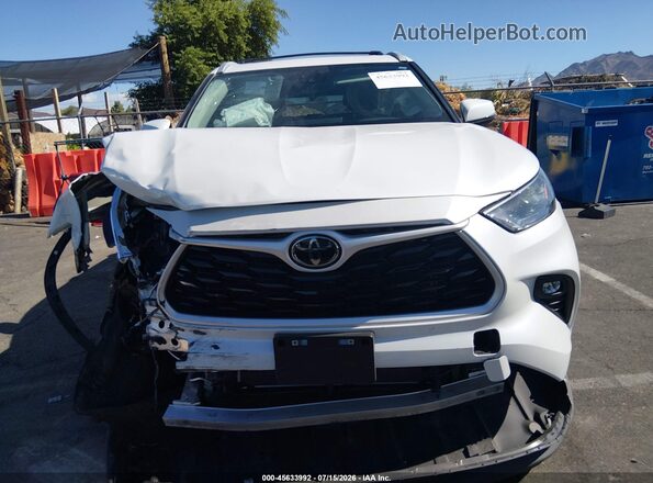 5TDKDRAH6SS555654 2025 TOYOTA HIGHLANDER White უკანა სალონის ხედი