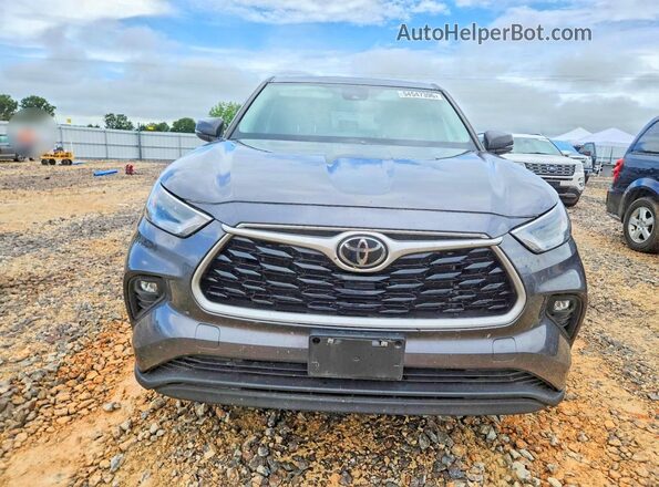 5TDKDRAH7PS020033 2023 TOYOTA HIGHLANDER Gray Դիմացի տեսք