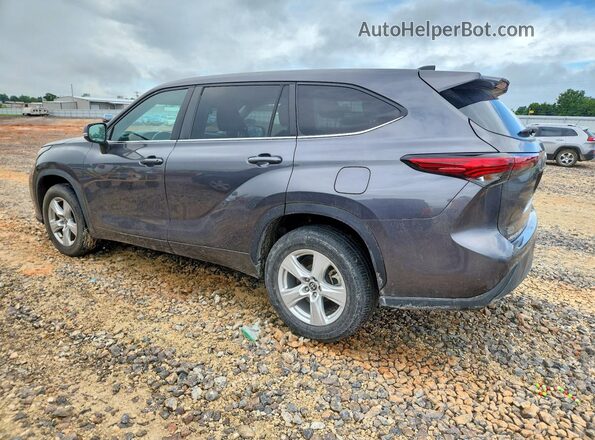 5TDKDRAH7PS020033 2023 TOYOTA HIGHLANDER Gray Հետևի ձախ