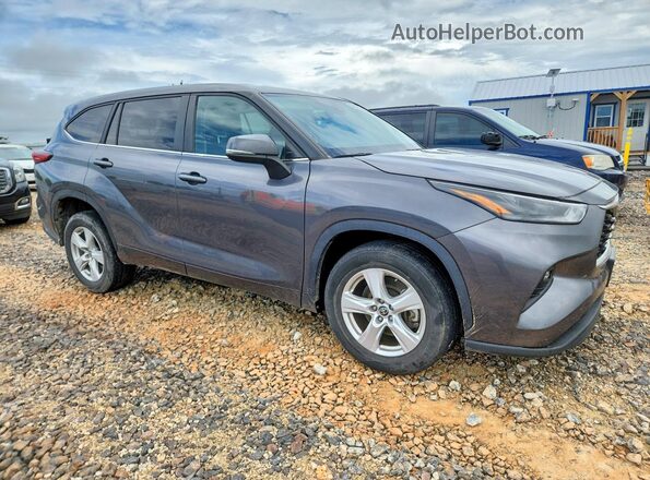5TDKDRAH7PS020033 2023 TOYOTA HIGHLANDER Gray Առջևի աջ