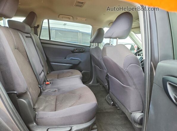5TDKDRAH7PS020033 2023 TOYOTA HIGHLANDER Gray Հետևի նստատեղերի տեսք