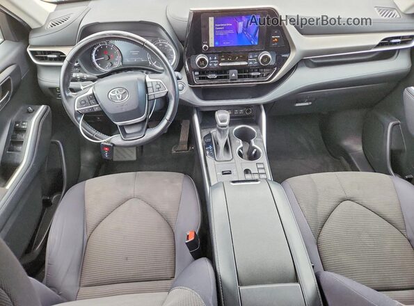 5TDKDRAH7PS020033 2023 TOYOTA HIGHLANDER Gray Առջևի վահանակի տեսք