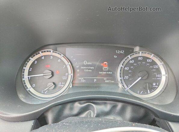 5TDKDRAH7PS020033 2023 TOYOTA HIGHLANDER Gray Սարքավորումների վահանակի տեսք