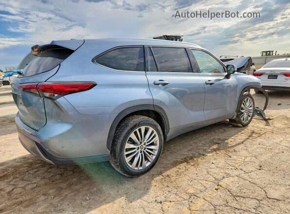 5TDKDRAH7PS026172 2023 TOYOTA HIGHLANDER Синий Задняя правая четверть
