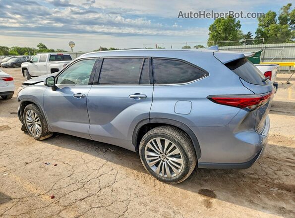 5TDKDRAH7PS026172 2023 TOYOTA HIGHLANDER Синий Задняя левая четверть