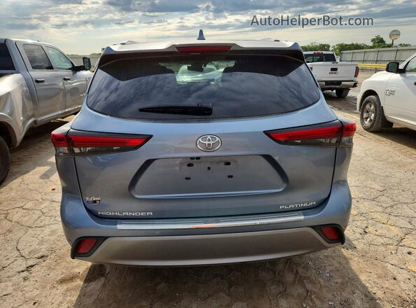 5TDKDRAH7PS026172 2023 TOYOTA HIGHLANDER Синий Вид сзади