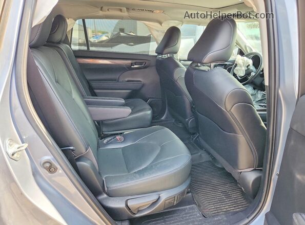 5TDKDRAH7PS026172 2023 TOYOTA HIGHLANDER Синий Вид задней части салона