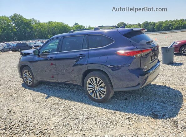 5TDKDRAH7PS030593 2023 TOYOTA HIGHLANDER Blue Rear left