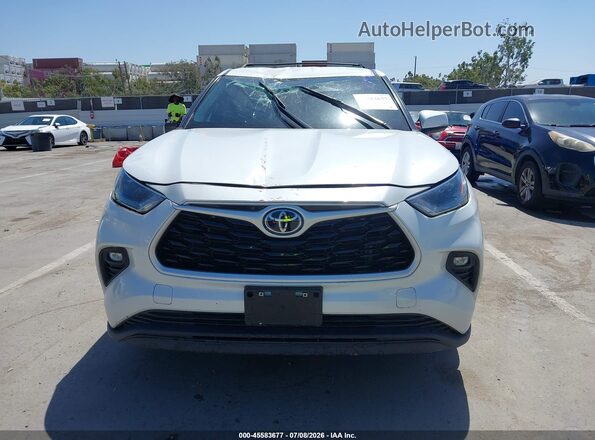 5TDKDRAH7PS503456 2023 TOYOTA HIGHLANDER Белый Вид панели приборов