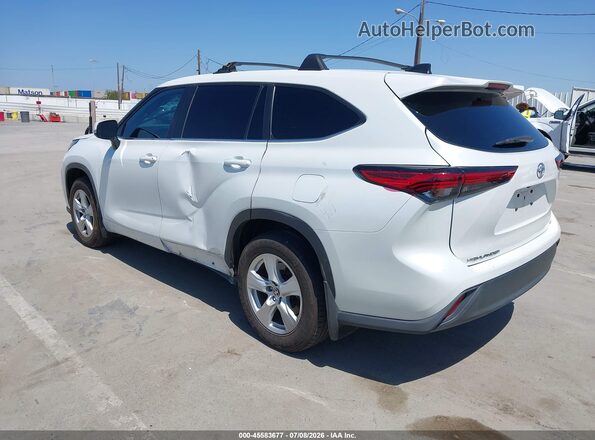 5TDKDRAH7PS503456 2023 TOYOTA HIGHLANDER Белый Задняя левая четверть