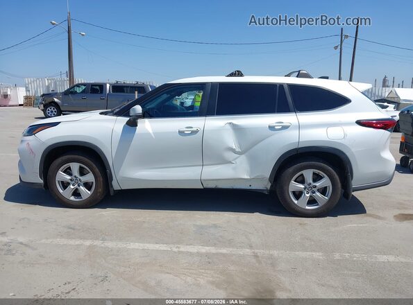5TDKDRAH7PS503456 2023 TOYOTA HIGHLANDER Белый Вид задней части салона