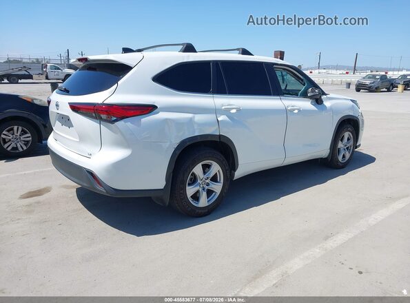 5TDKDRAH7PS503456 2023 TOYOTA HIGHLANDER Белый Задняя правая четверть
