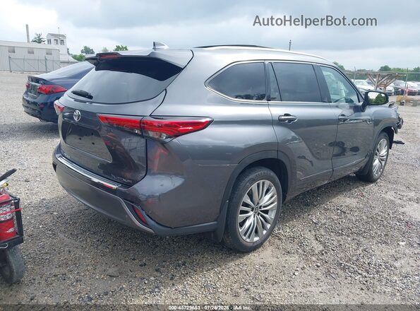 5TDKDRAH7PS507619 2023 TOYOTA HIGHLANDER Gray Հետևի աջ