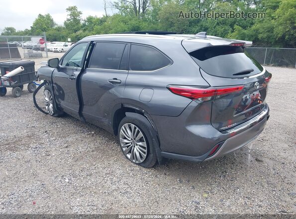 5TDKDRAH7PS507619 2023 TOYOTA HIGHLANDER Gray Հետևի ձախ