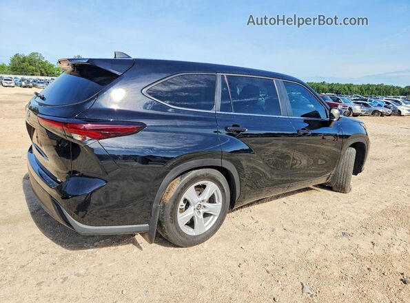 5TDKDRAH7SS552410 2025 TOYOTA HIGHLANDER Black Հետևի աջ