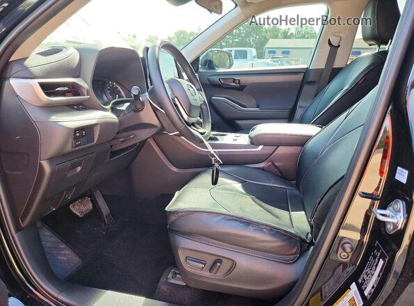 5TDKDRAH7SS552410 2025 TOYOTA HIGHLANDER Black Սալոնի դիմացի տեսք