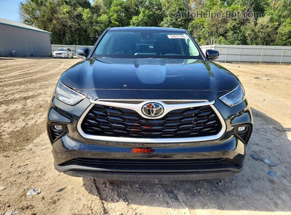 5TDKDRAH7SS552410 2025 TOYOTA HIGHLANDER Black Դիմացի տեսք