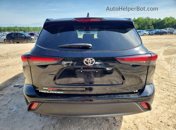 5TDKDRAH7SS552410 2025 TOYOTA HIGHLANDER Black Հետևի տեսք
