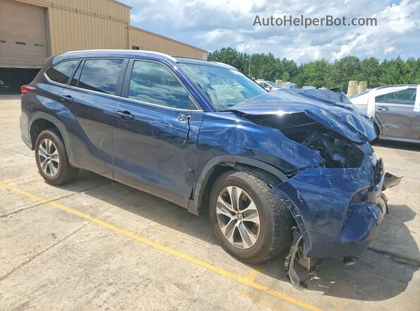 5TDKDRAH8PS014788 2023 TOYOTA HIGHLANDER Blue Front right
