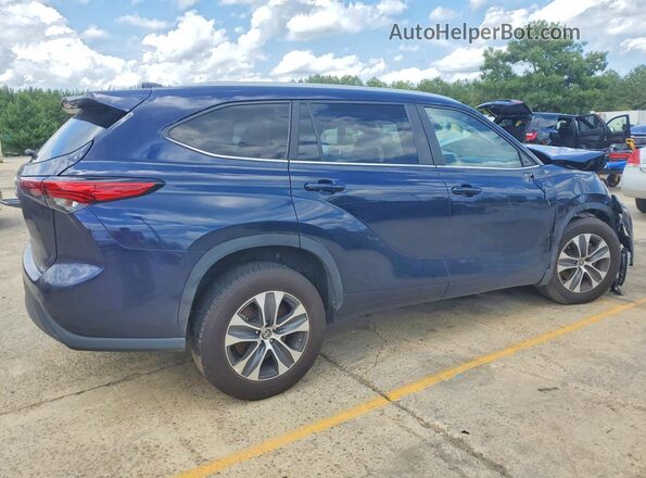 5TDKDRAH8PS014788 2023 TOYOTA HIGHLANDER Blue Rear right