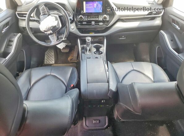 5TDKDRAH8PS014788 2023 TOYOTA HIGHLANDER Blue Dashboard view