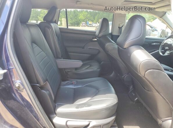 5TDKDRAH8PS014788 2023 TOYOTA HIGHLANDER Blue Rear interior view
