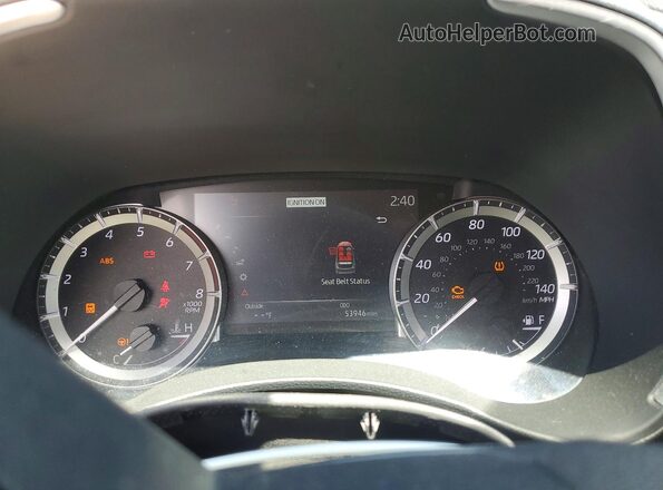 5TDKDRAH8PS014788 2023 TOYOTA HIGHLANDER Blue Instrument cluster view