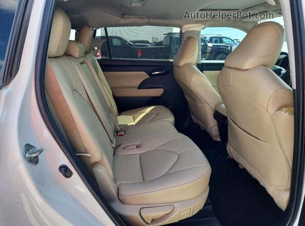 5TDKDRAH8PS028898 2023 TOYOTA HIGHLANDER Белый Вид задней части салона