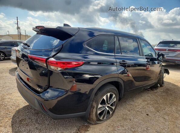 5TDKDRAH8PS037231 2023 TOYOTA HIGHLANDER Black Tył prawy