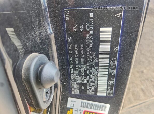 5TDKDRAH8PS037231 2023 TOYOTA HIGHLANDER Black Widok naklejki z numerem VIN