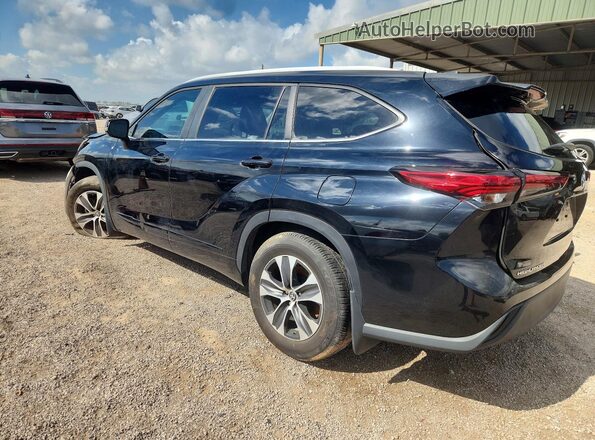 5TDKDRAH8PS037231 2023 TOYOTA HIGHLANDER Black Tył lewy