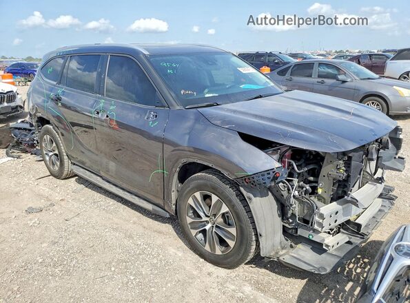 5TDKDRAH8RS539854 2024 TOYOTA HIGHLANDER Gray Przód prawy