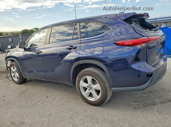 5TDKDRAH9PS041823 2023 TOYOTA HIGHLANDER Blue Rear left