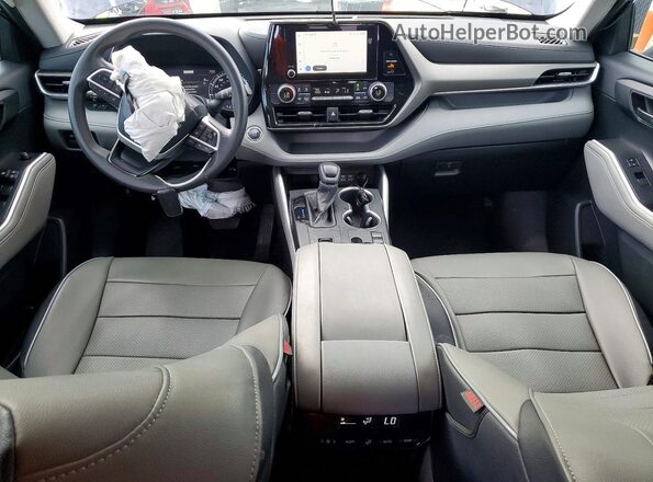 5TDKDRAH9PS041823 2023 TOYOTA HIGHLANDER Blue Dashboard view