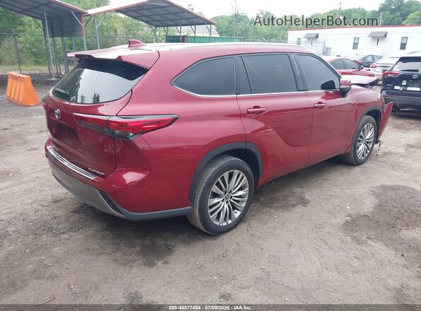5TDKDRAH9PS043166 2023 TOYOTA HIGHLANDER Red Задня права чверть