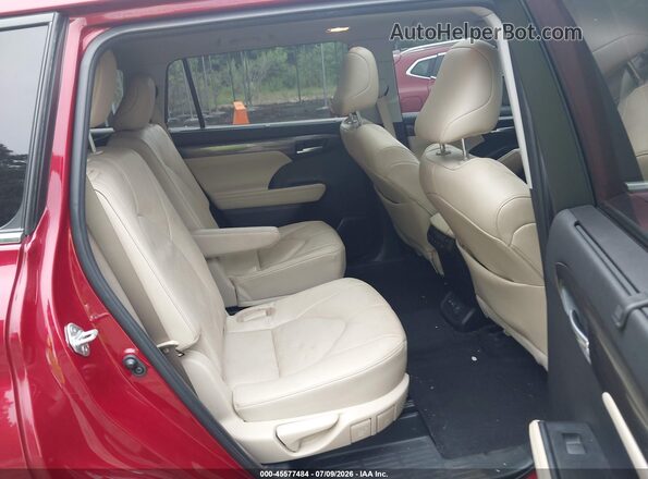 5TDKDRAH9PS043166 2023 TOYOTA HIGHLANDER Red Вид наклейки з VIN-кодом
